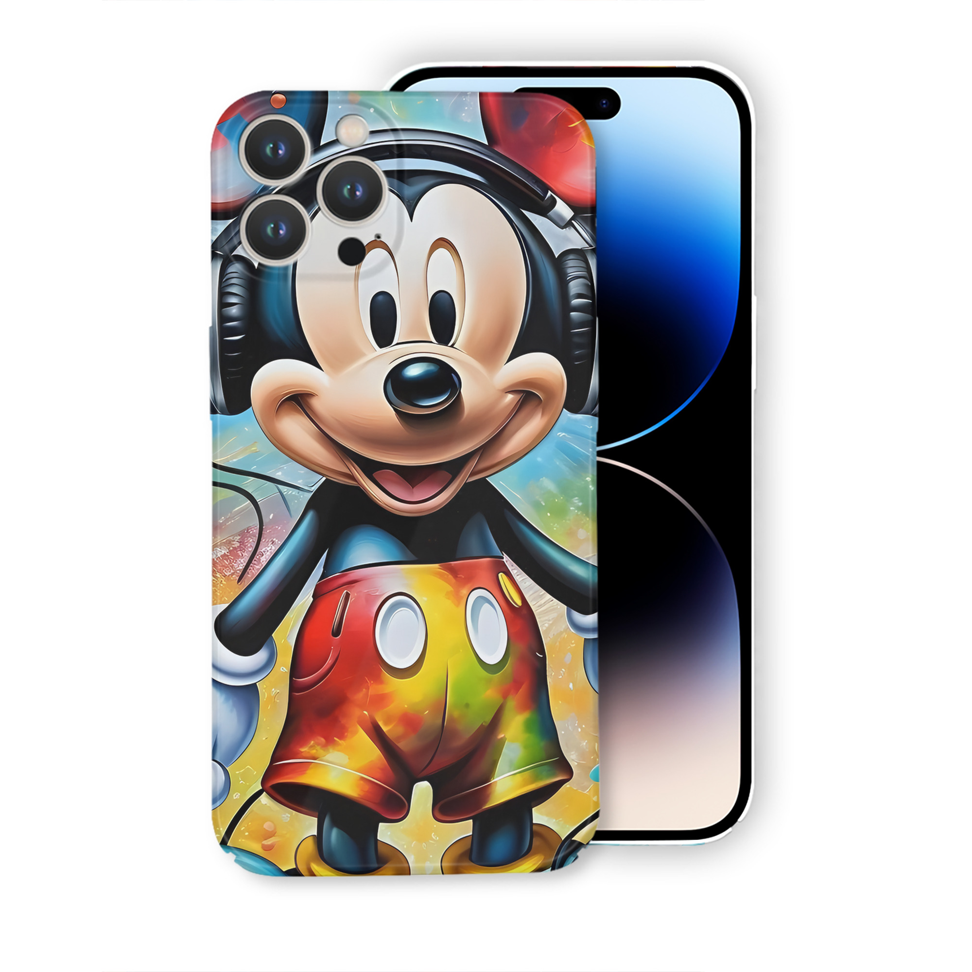 （画像用） ミッキーマウス Mickey Mouse 【iPhone 14シリーズ対応】ハードケース